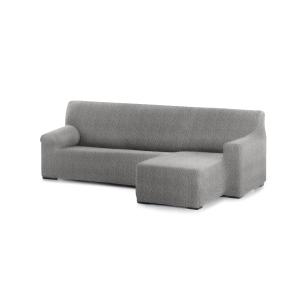 Funda sofá chaise longue elástica derecha b/c gris claro 25…