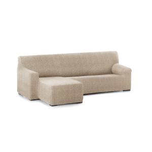 Funda sofá chaise longue elástica izquierda b/c beige 250 -…