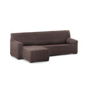 Funda sofá chaise longue elástica izquierda b/c marrón 250…