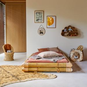 Futón infantil cama de bambú 90x190 cm