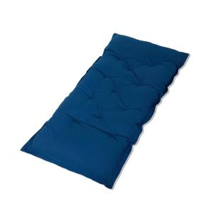 Futón xxl colchón de suelo 195x100 cm poliéster azul