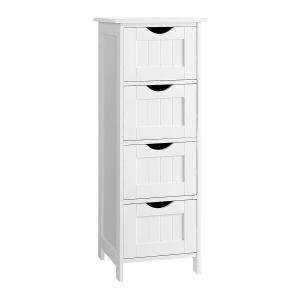 Gabinete de baño con 4 cajones blanco - l30 cm