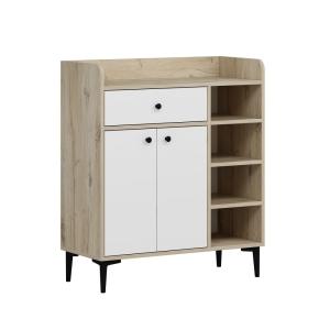 Gabinete reyna multiusos 2 puertas color blanco