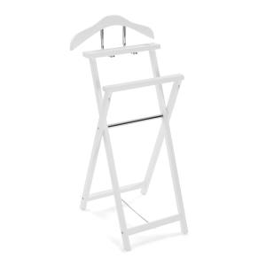 Galán de noche plegable en madera aglomerada blanco