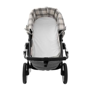 Garnitura capazo cremallera reversible 35x75x35 cm black