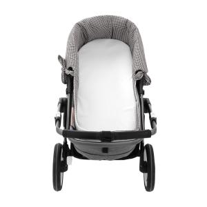 Garnitura capazo cremallera reversible 35x75x35 cm grey