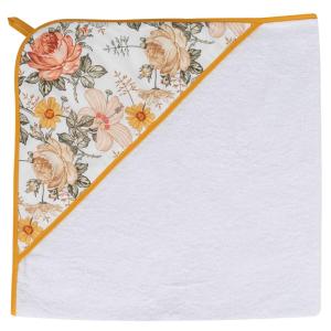 Gran capa de baño de algodón y bambú   100 x 100 cm