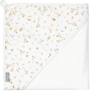 Gran capa de baño de algodón y bambú sidonia Blanco 100 x 1…