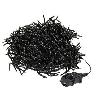 Guirnalda de luces led 11m en racimo blanco cálido interior…