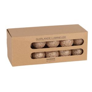 Guirnalda de luces LED con purpurina L315