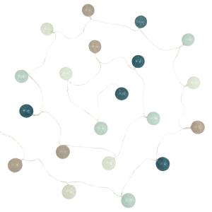 Guirnalda luminosa esferas de algodón multicolor 20 LEDS L.…