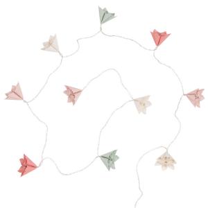 Guirnalda luminosa origami de 10 LEDS de papel