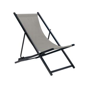 Hamaca plegable metal gris