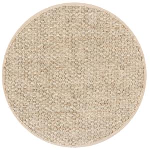 Hierba marina natural/beige alfombra 120 x 120