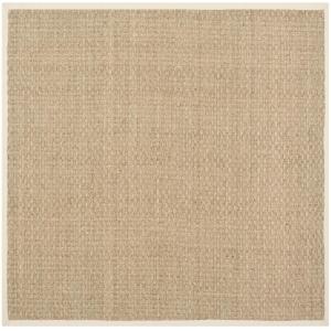 Hierba marina natural/beige alfombra 90 x 90