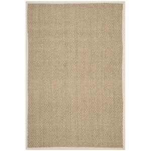 Hierba marina natural/marfil alfombra 185 x 275