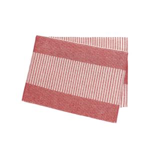 Individual de algodón combinado rosa 30x45