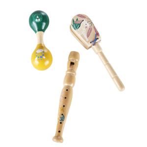 Instrumentos musicales de madera de schima y abedul de colo…