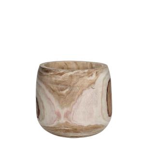 Jardinera de madera marrón d31