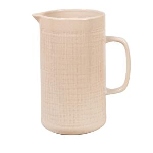 Jarra de cerámica marrón esmaltada 1,3L