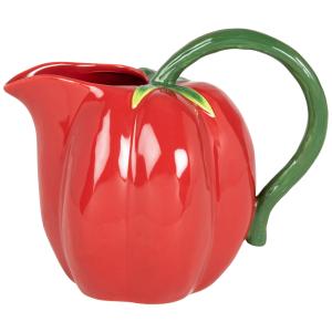 Jarra tomate de gres rojo y verde 1,6L