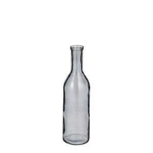 Jarrón de botellas vidrio reciclado gris oscuro alt.50