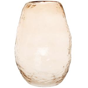 Jarrón de cristal tintado marrón Alt.25