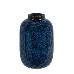 Jarrón de gres azul Alt 25 cm