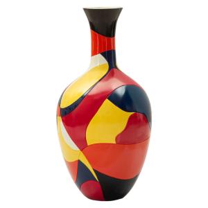 Jarrón de resina multicolor ø 29x59 cm