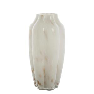 Jarrón de vidrio beige Alt.31
