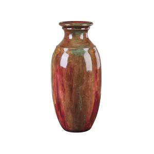 Jarrón decorativo de terracota marrón h65