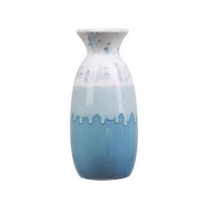 Jarrón para flores 25 cm azul gres