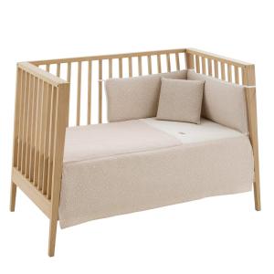 Jgo 2 pcs.colcha i-v. Cuna 60 60x120x3 cm rosa