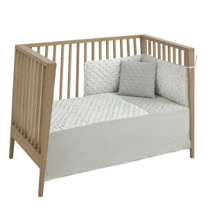 Jgo 2 pcs.colcha i-v. Cuna 60 mint 60x120x3 cm