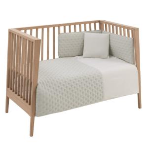 Juego 2 piezas funda nórdica cuna 70 110x170x3 cm rosa