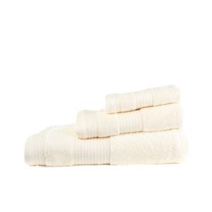 Juego 3 toallas lori 550 gr/m2 beige 100% algodón