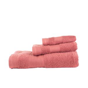 Juego 3 toallas lori 550 gr/m2 teja 100% algodón
