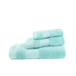 Juego 3 toallas lori 550 gr/m2 verde agua 100% algodón