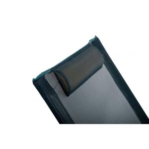 Juego De 2 Sillones Relax ''Naiade'' Azul Oscuro - Acero