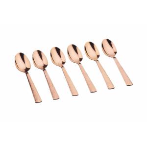 Juego de 6 cucharillas finn - cobre