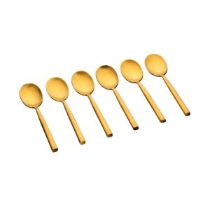 Juego de 6 cucharillas nils - oro