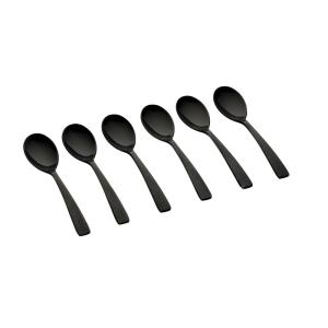 Juego de 6 cucharillas oglu - negro