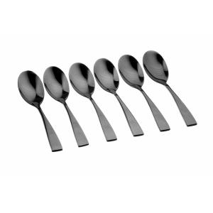Juego de 6 cucharillas sven - negro