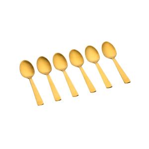 Juego de 6 cucharillas telmo - oro