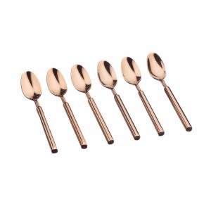 Juego de 6 cucharillas viggo - cobre
