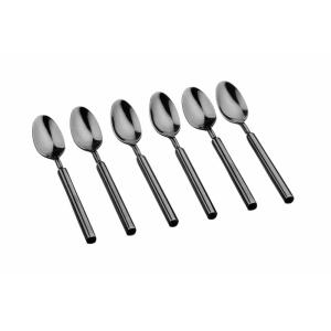 Juego de 6 cucharillas viggo - negro