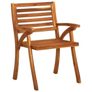 Juego de 8 sillas de jardín con cojines madera verde 59x59x…