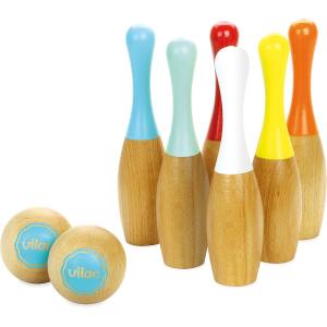 Juego de bolos bicolor