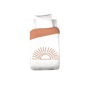 Juego de cama de algodón reversible con estampado de sol, 1…