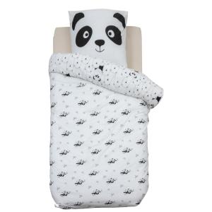 Juego de cama estampado con motivo de panda